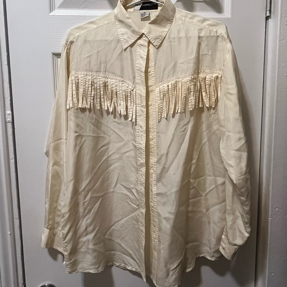 fringe button up - Picture 1 of 3